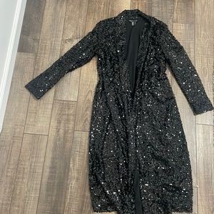 Long Sequin Jacket